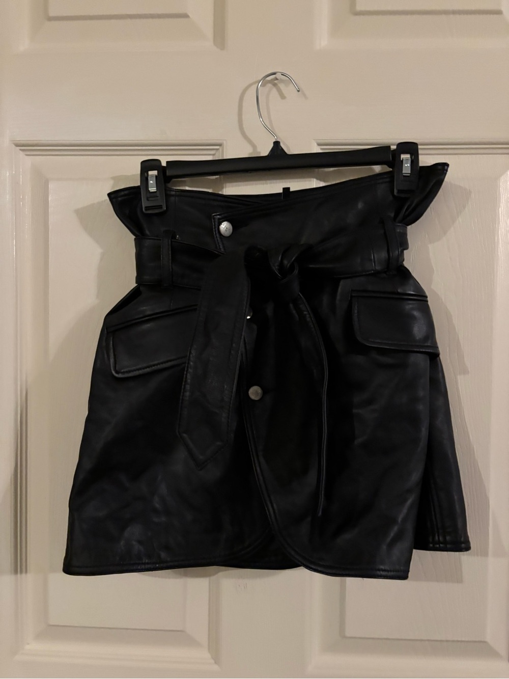 Marissa Webb Leather Mini Skirt
